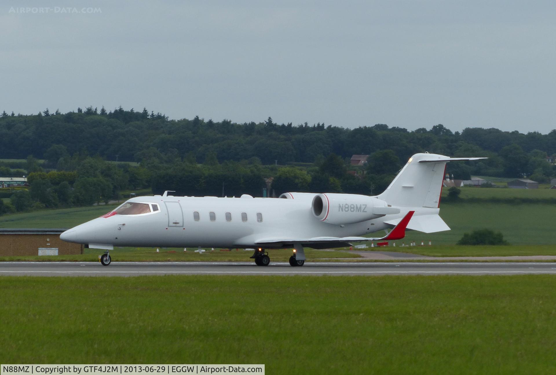 N88MZ, 2012 Learjet 60 C/N 60-411, N88MZ at Luton 29.6.13