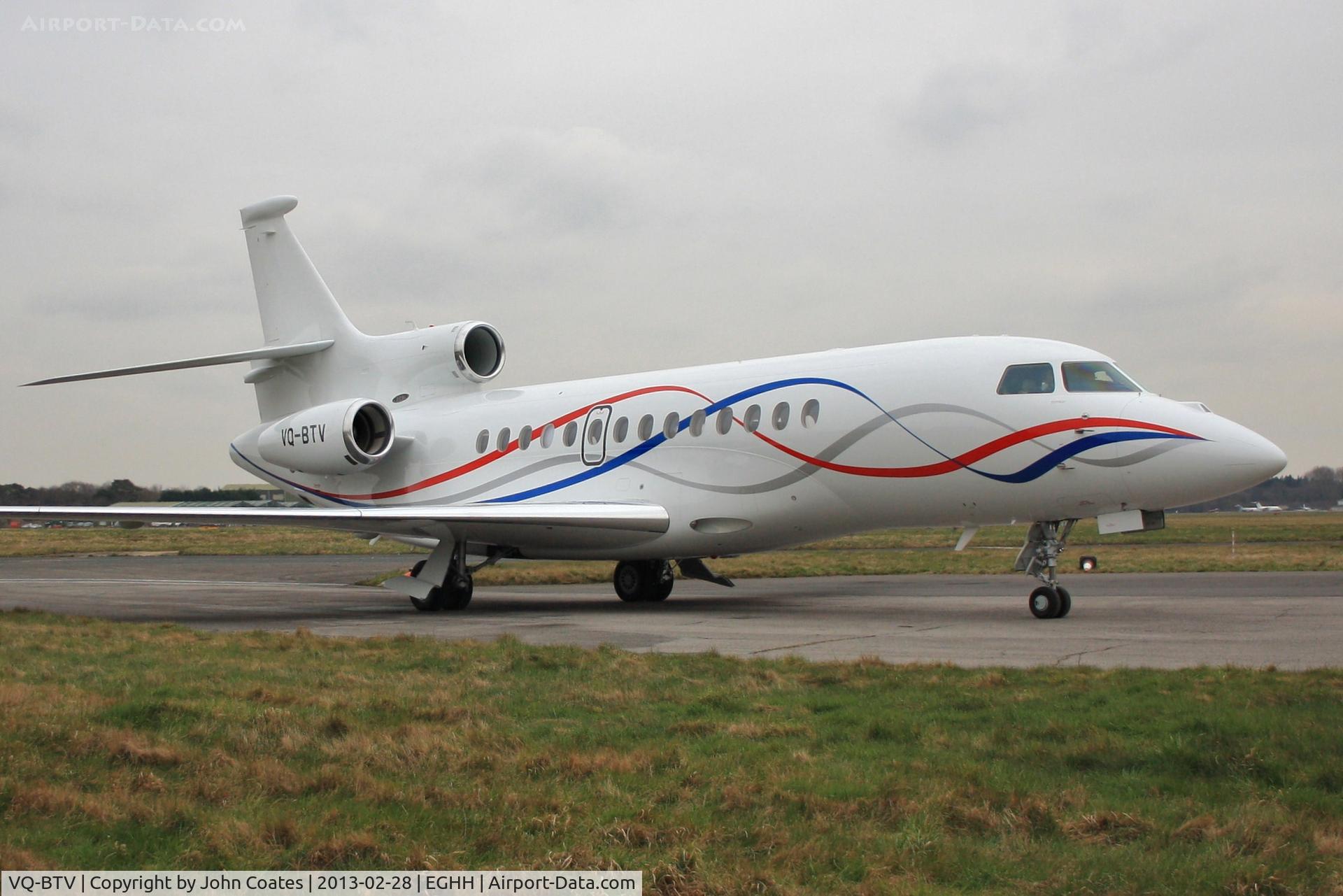 VQ-BTV, 2012 Dassault Falcon 7X C/N 175, At Sigs