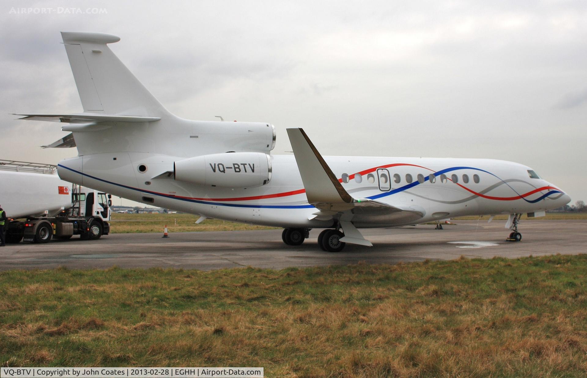 VQ-BTV, 2012 Dassault Falcon 7X C/N 175, At Sigs