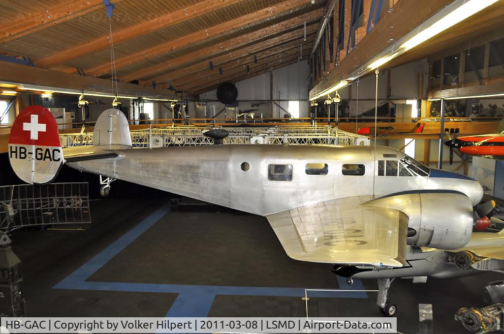 HB-GAC, 1944 Beech C-45 Expeditor C/N 8362, Swiss Air Force museum