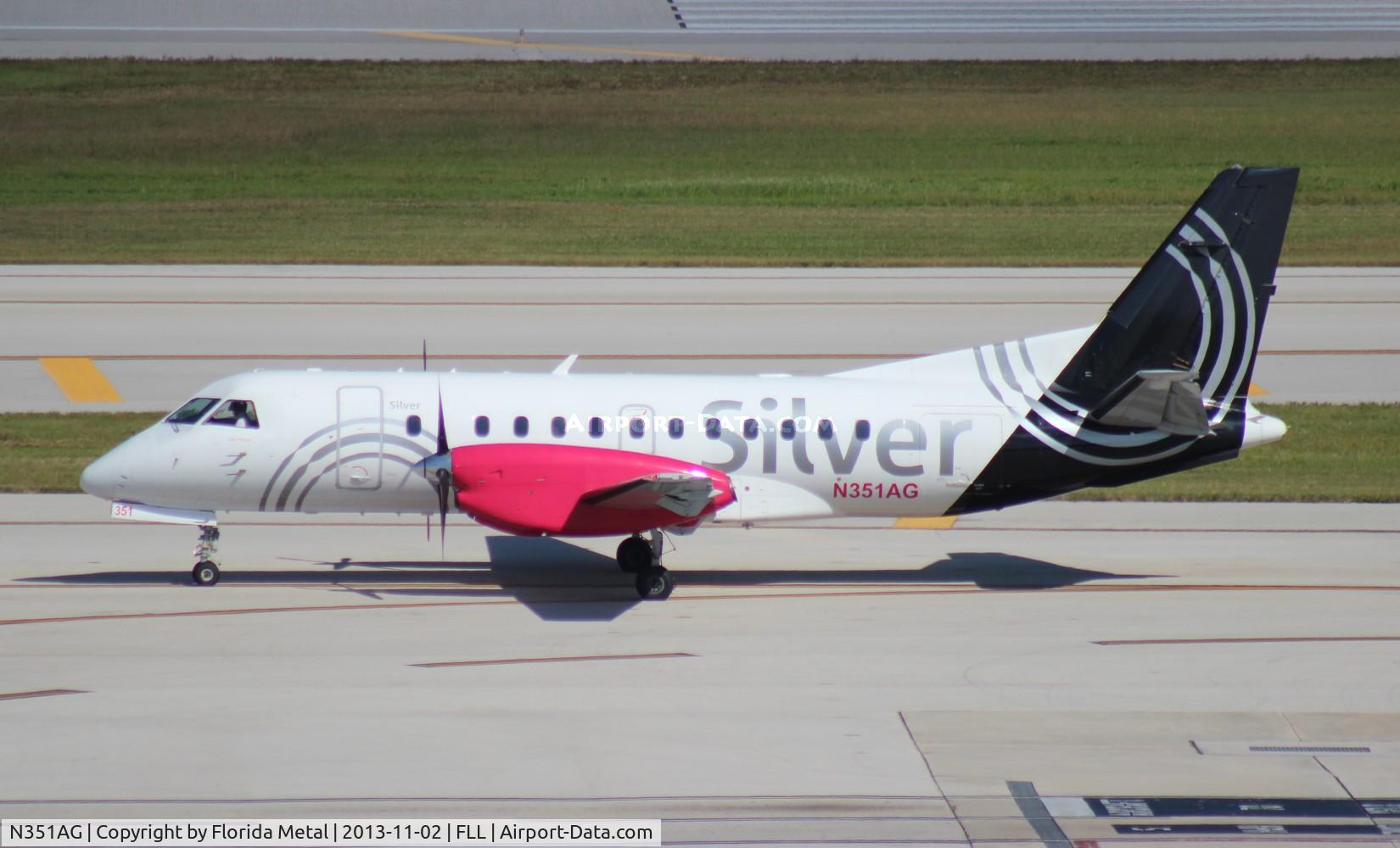 N351AG, 1998 Saab 340B C/N 340B-445, Silver Airways Saab 340B