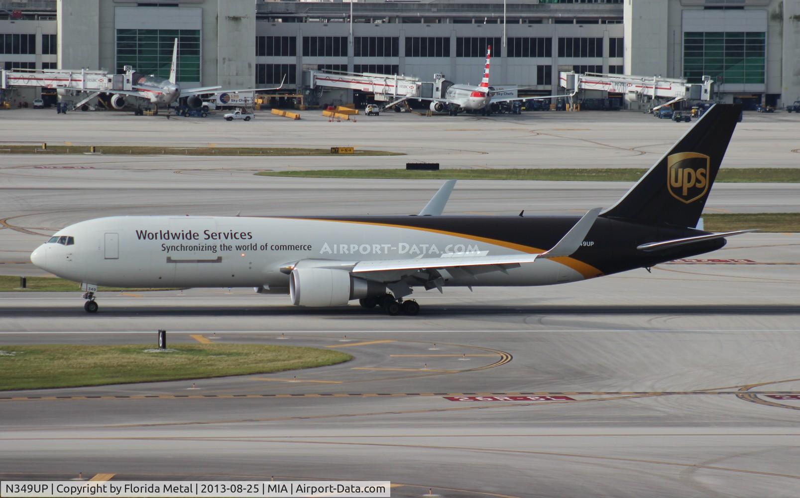 N349UP, 2012 Boeing 767-34AF/ER C/N 37947, UPS 767-300