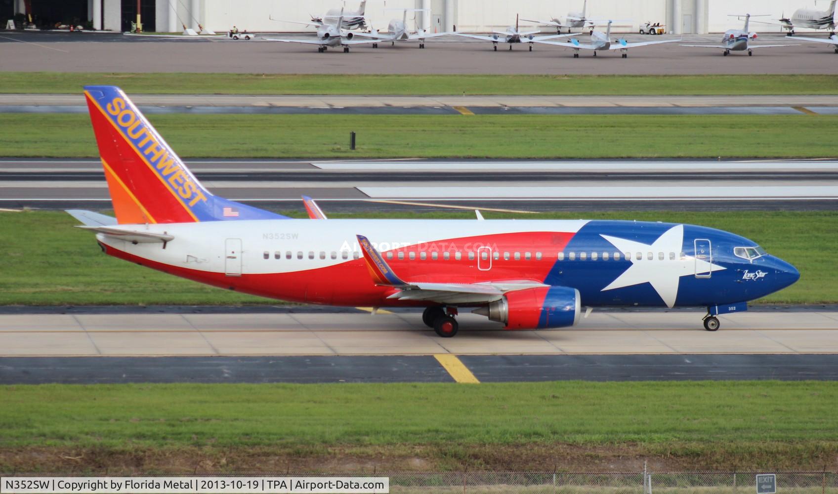 N352SW, 1990 Boeing 737-3H4 C/N 24888, Southwest 737-300 Lone Star 1