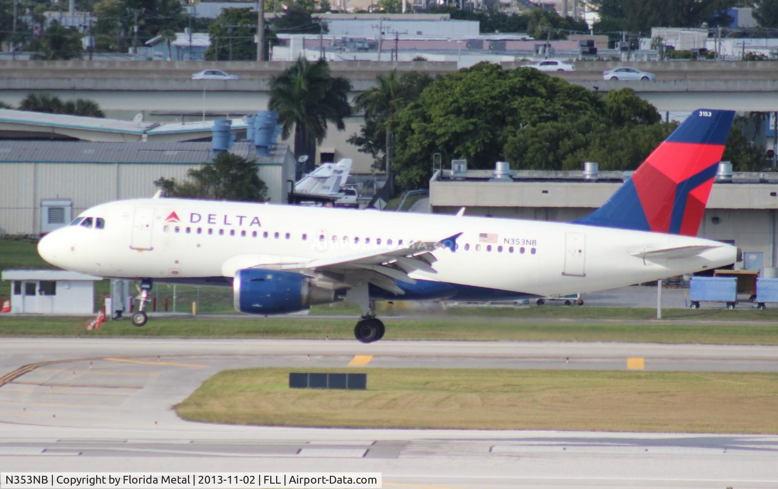 N353NB, 2002 Airbus A319-114 C/N 1828, Delta A319