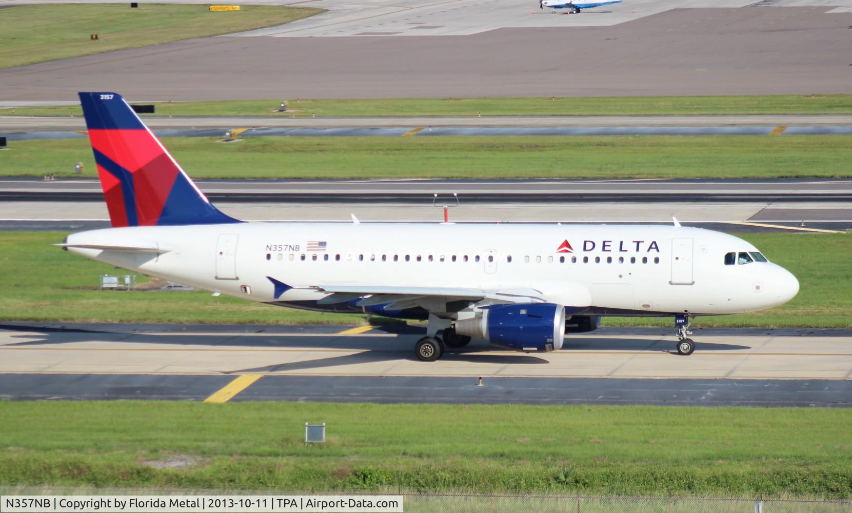 N357NB, 2002 Airbus A319-114 C/N 1875, Delta A319