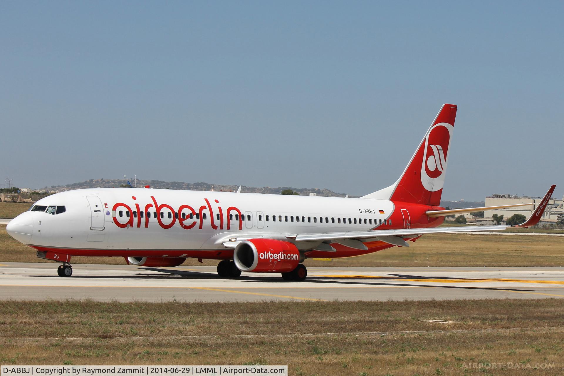 D-ABBJ, 2003 Boeing 737-86Q C/N 30286, B737-800 D-ABBJ Air Berlin