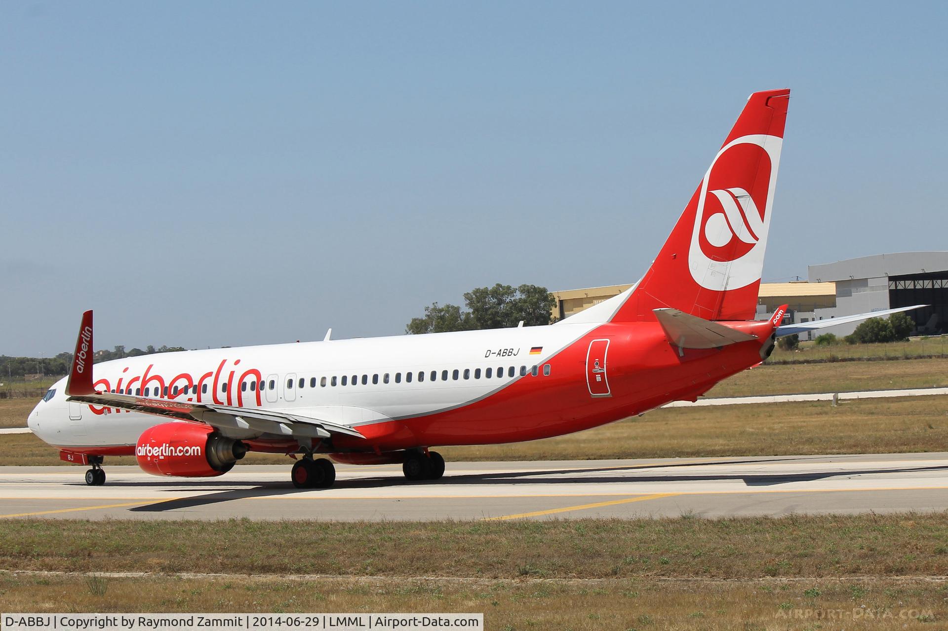 D-ABBJ, 2003 Boeing 737-86Q C/N 30286, B737-800 D-ABBJ Air Berlin