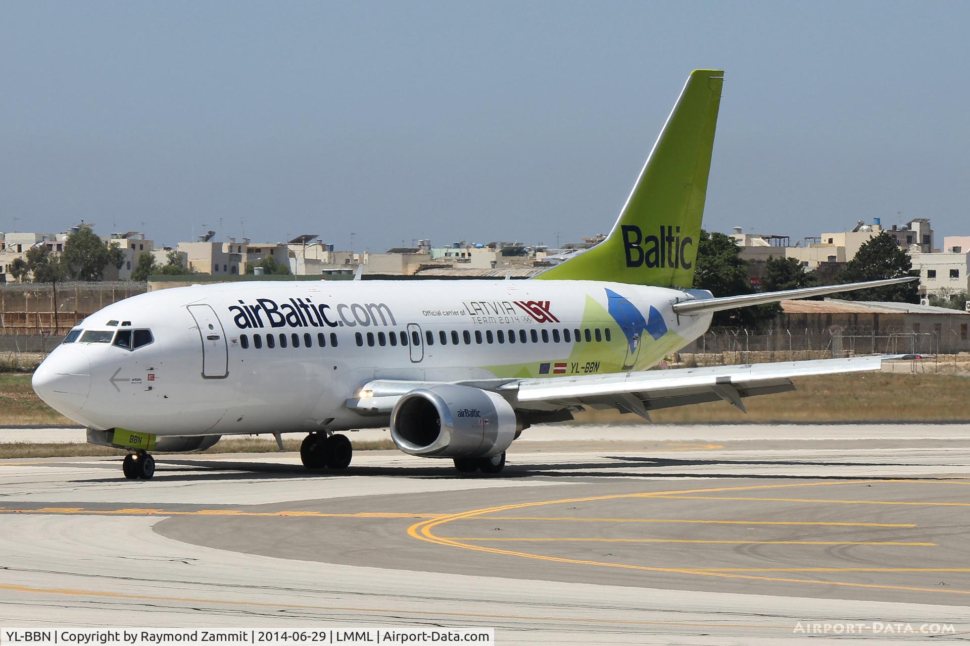 YL-BBN, 1992 Boeing 737-522 C/N 26683, B737-500 YL-BBN Air Baltic