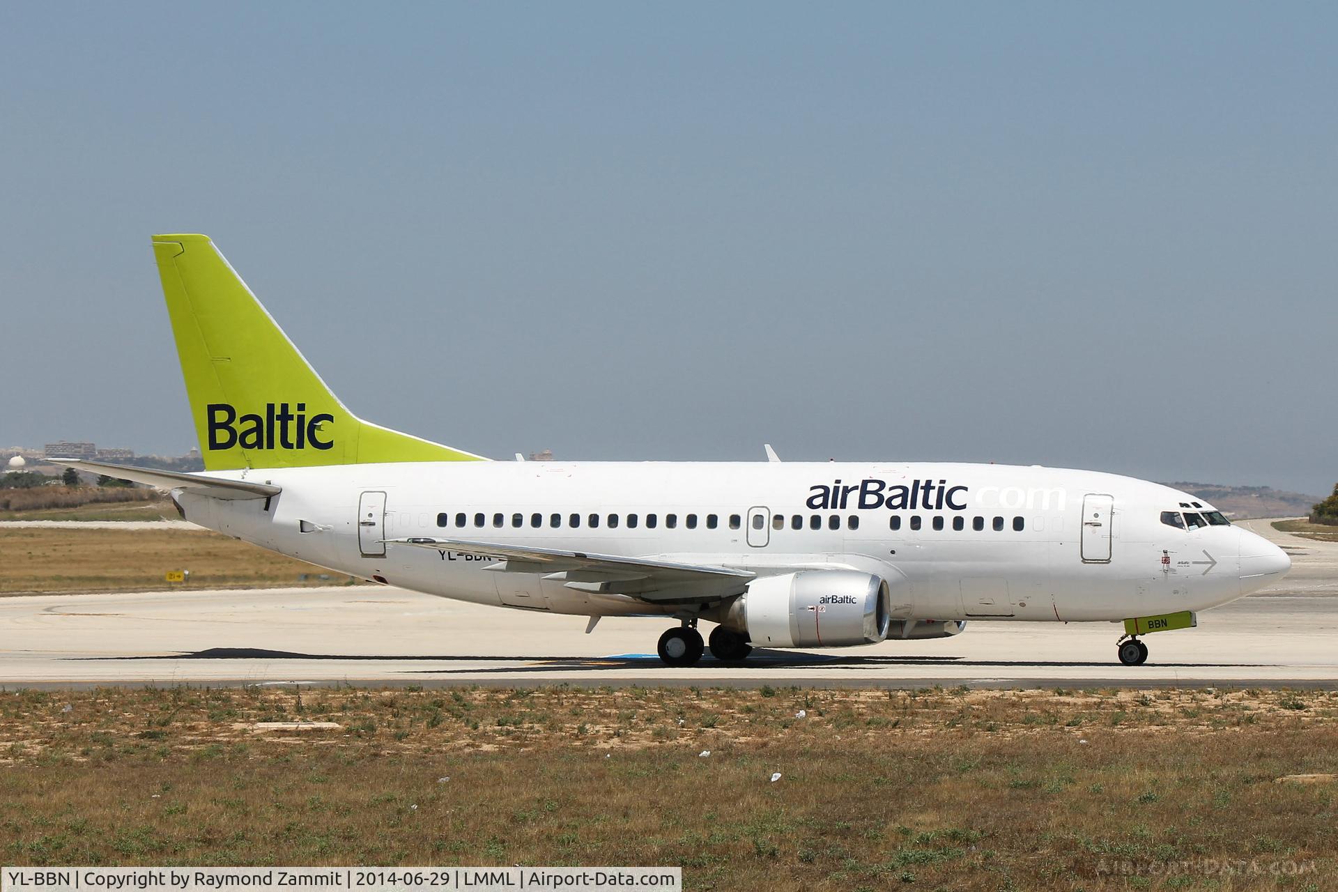 YL-BBN, 1992 Boeing 737-522 C/N 26683, B737-500 YL-BBN Air Baltic