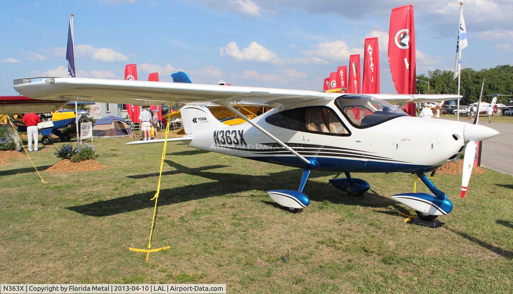 N363X, 2012 Tecnam P-2008 C/N 070, Tecnam P-2008