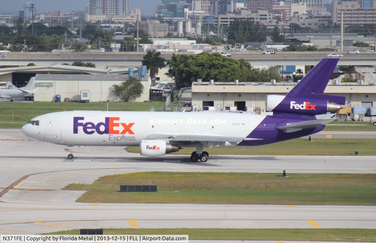 N371FE, 1972 McDonnell Douglas MD-10-10F C/N 46609, Fed Ex MD-10-10F