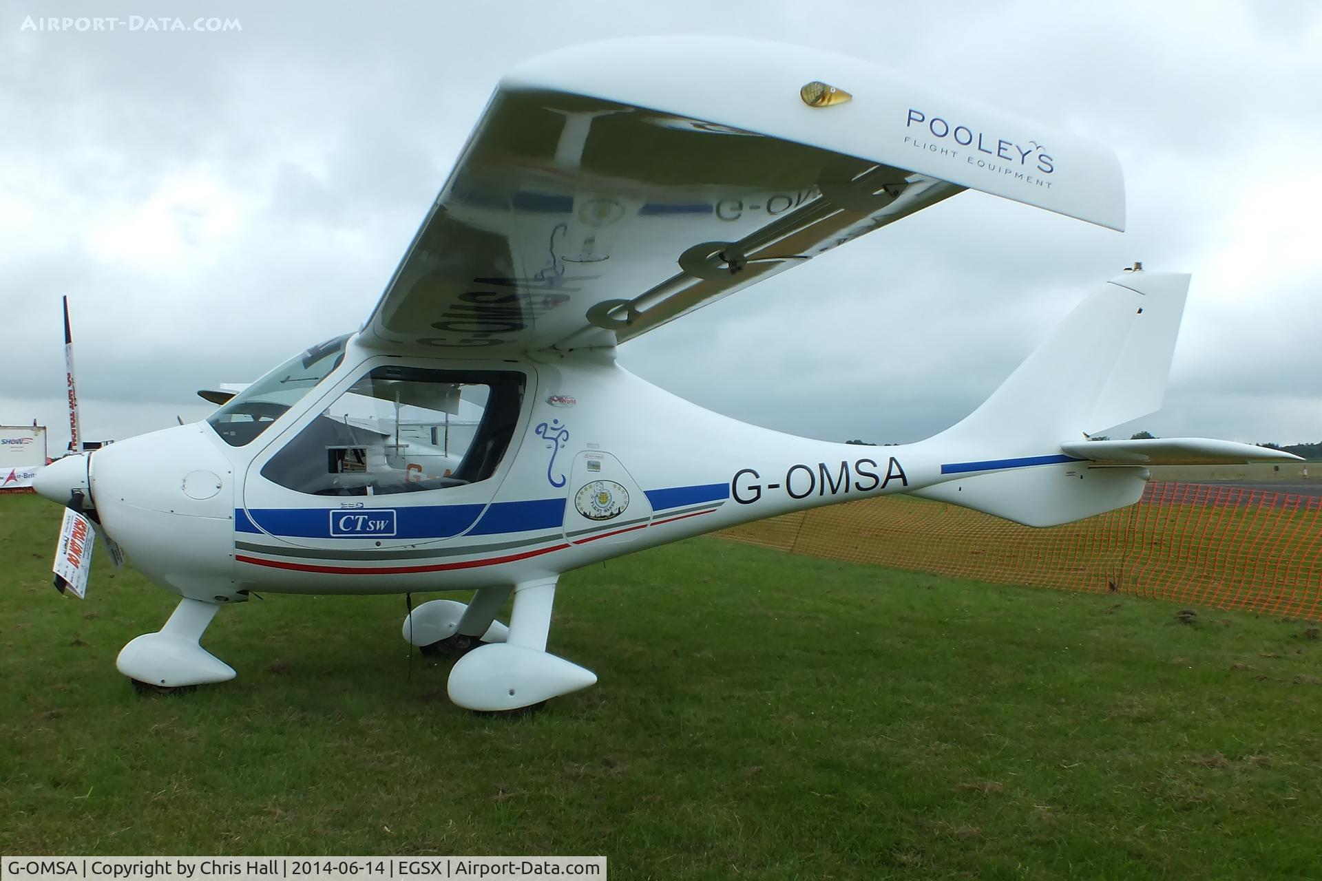 G-OMSA, 2009 Flight Design CTSW C/N 8501, at the Air Britain fly in
