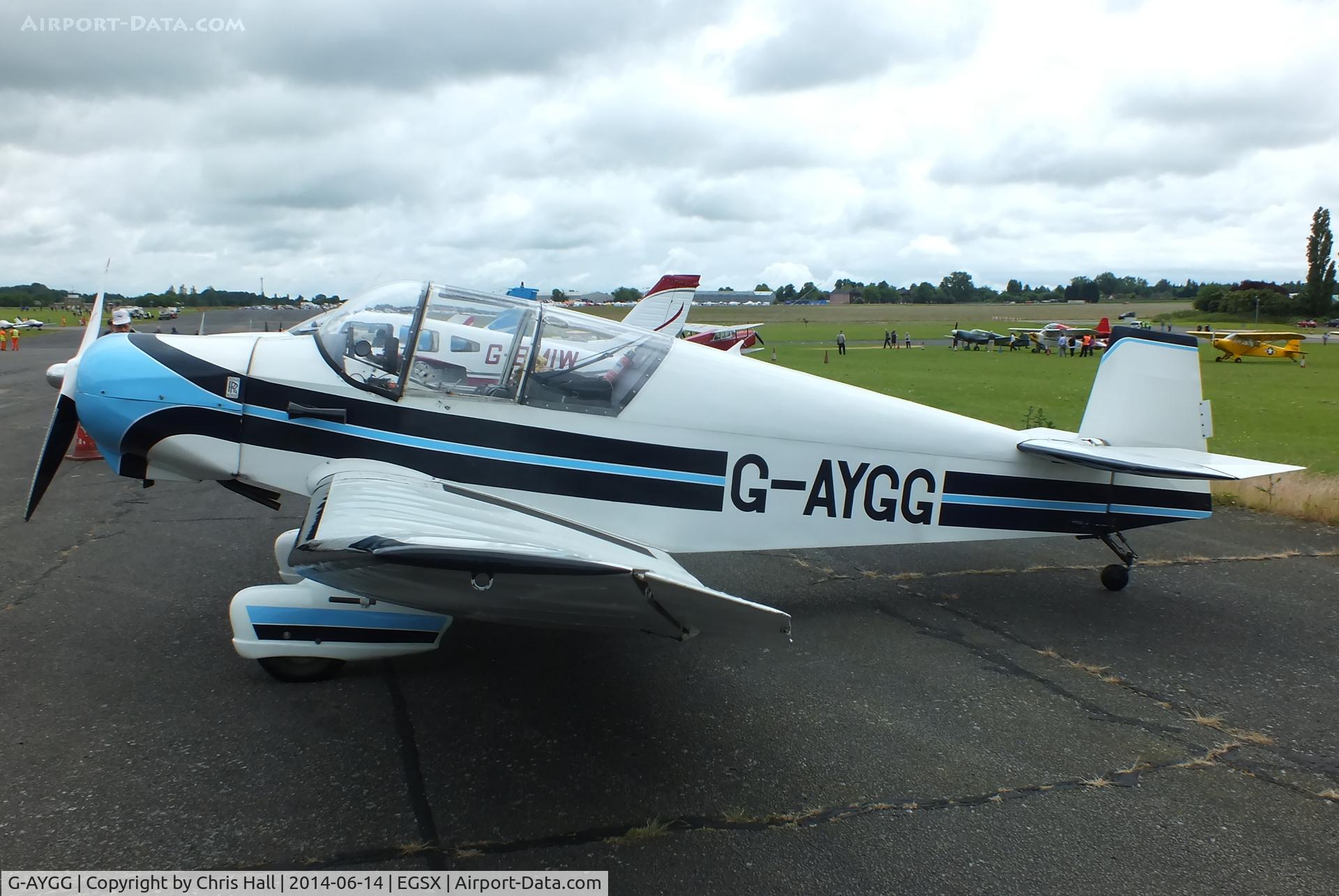 G-AYGG, 1960 Jodel (Wassmer) D-120 Paris-Nice C/N 184, at the Air Britain fly in