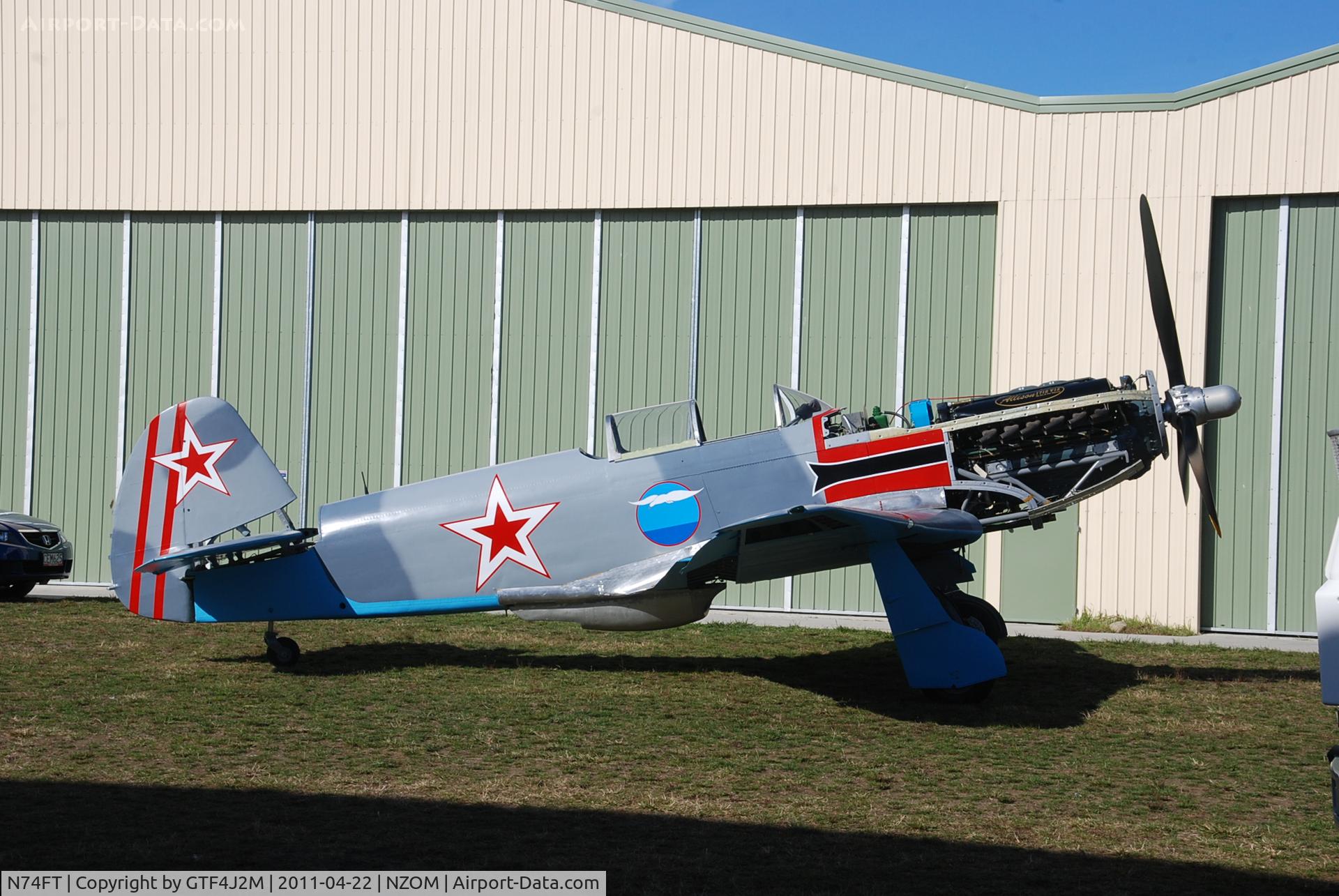 N74FT, 1995 Yakovlev Yak-3M C/N 0470106, N74FT at Omaka Airshow 22.4.11