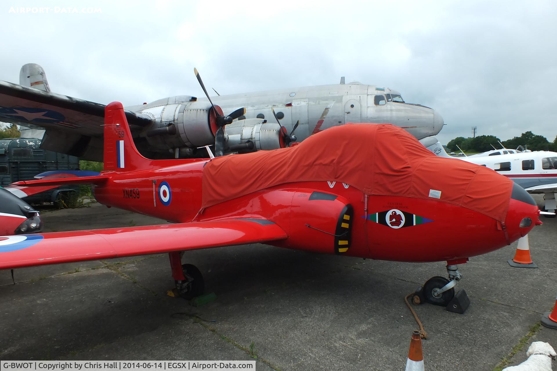 G-BWOT, 1961 Hunting P-84 Jet Provost T.3A C/N PAC/W/10138, North Weald resident