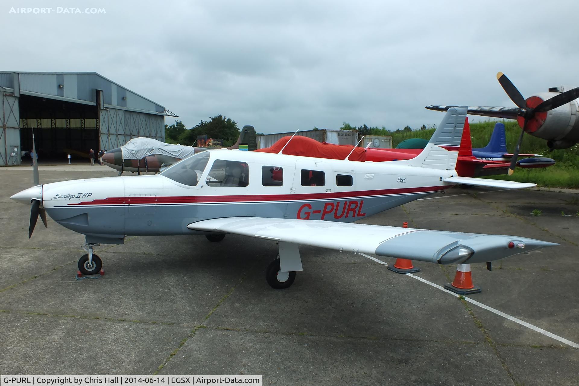 G-PURL, 1994 Piper PA-32R-301 Saratoga II HP C/N 3213078, North Weald resident