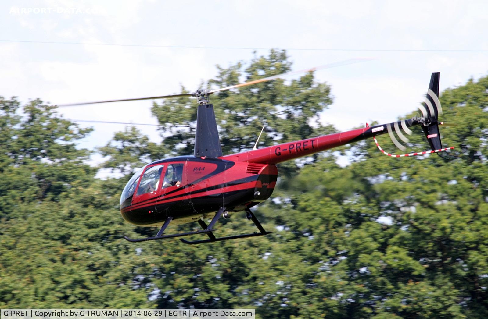 G-PRET, 1997 Robinson R44 Astro C/N 0381, Departing for a trial flight