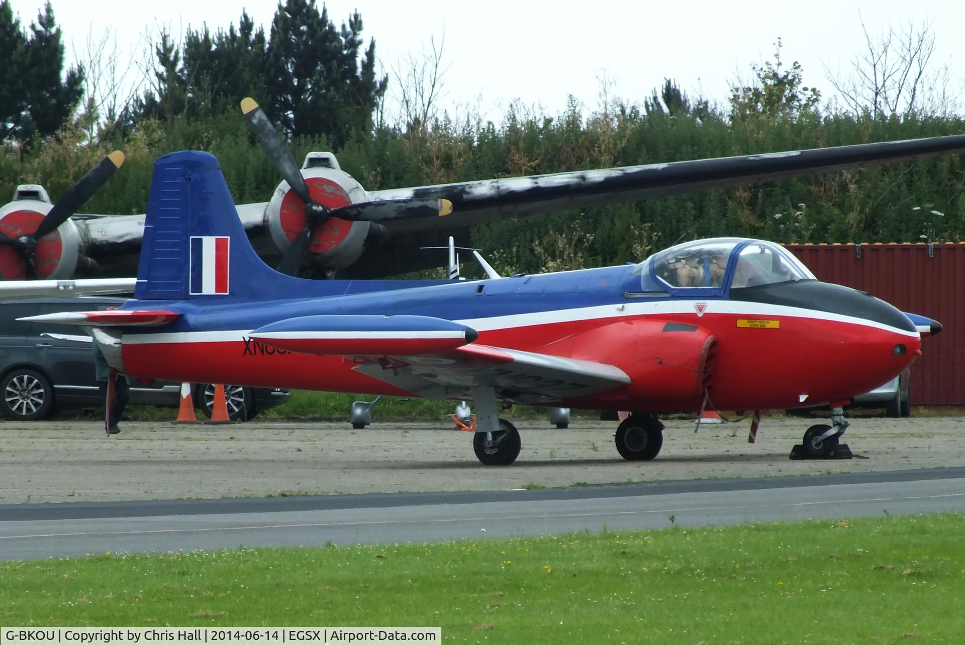 G-BKOU, 1961 Hunting P-84 Jet Provost T.3 C/N PAC/W/13901, North Weald resident
