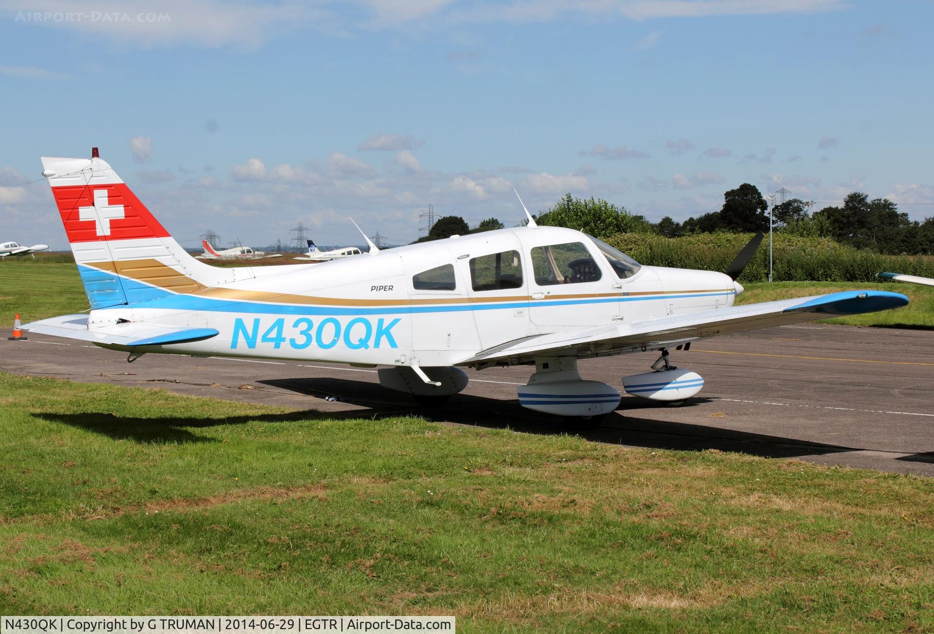 N430QK, 1978 Piper PA-28-161 Warrior II C/N 28-7816495, Parked in the summer sunshine