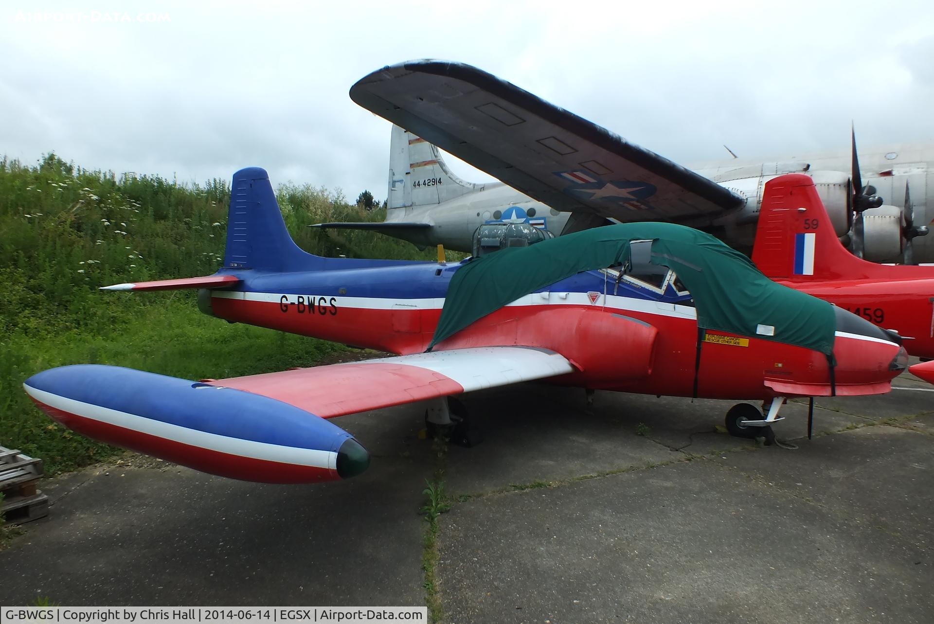 G-BWGS, 1971 BAC 84 Jet Provost T.5A C/N EEP/JP/974, North Weald resident