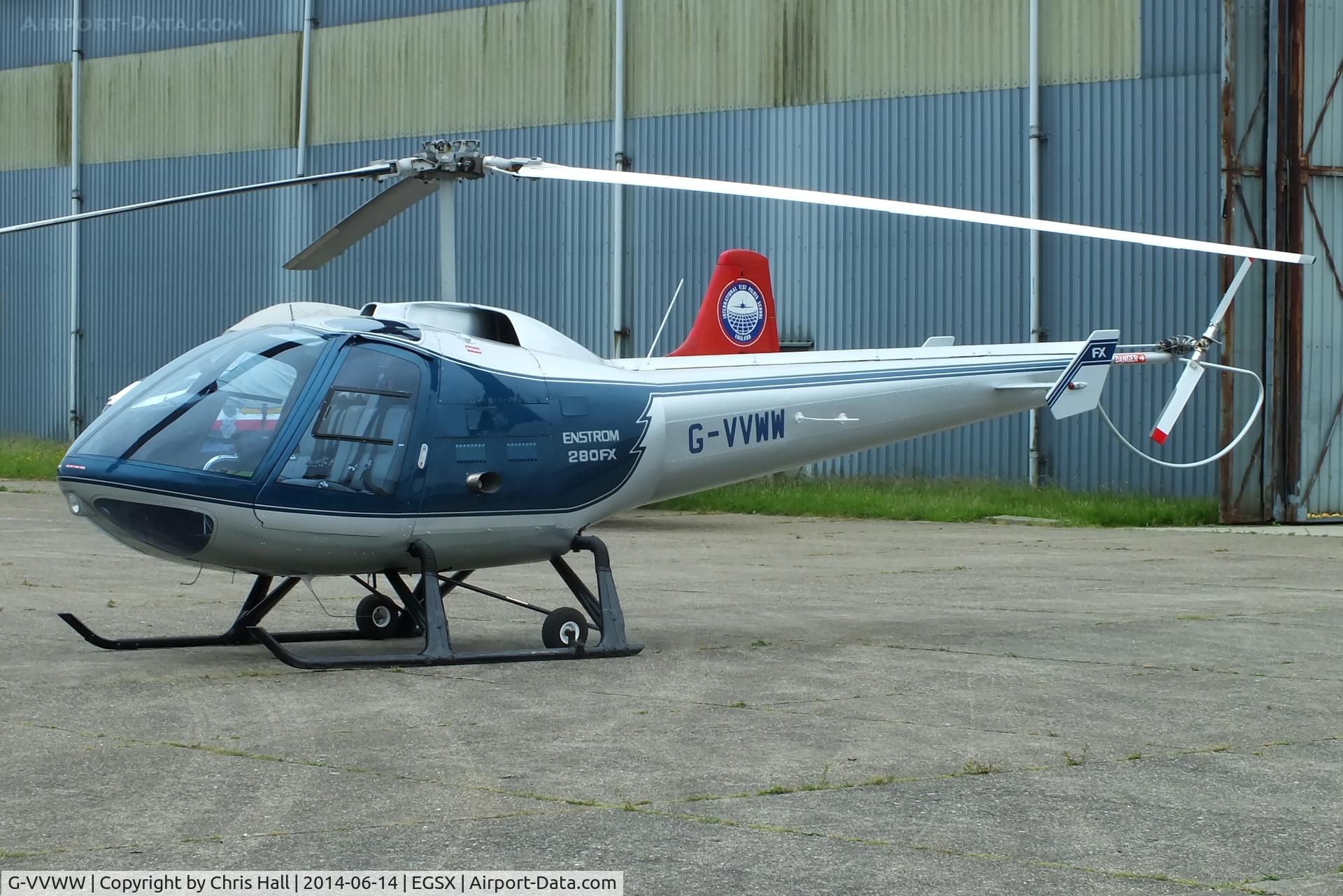 G-VVWW, 1990 Enstrom 280FX Shark C/N 2056, North Weald resident