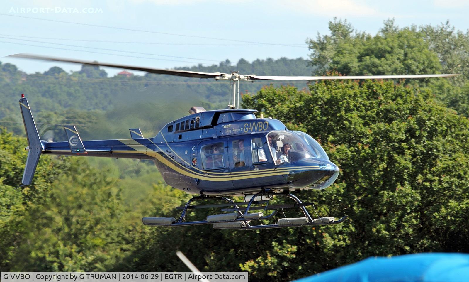 G-VVBO, 1989 Bell 206L-3 LongRanger III C/N 51284, Returning to base after a sightseeing trip