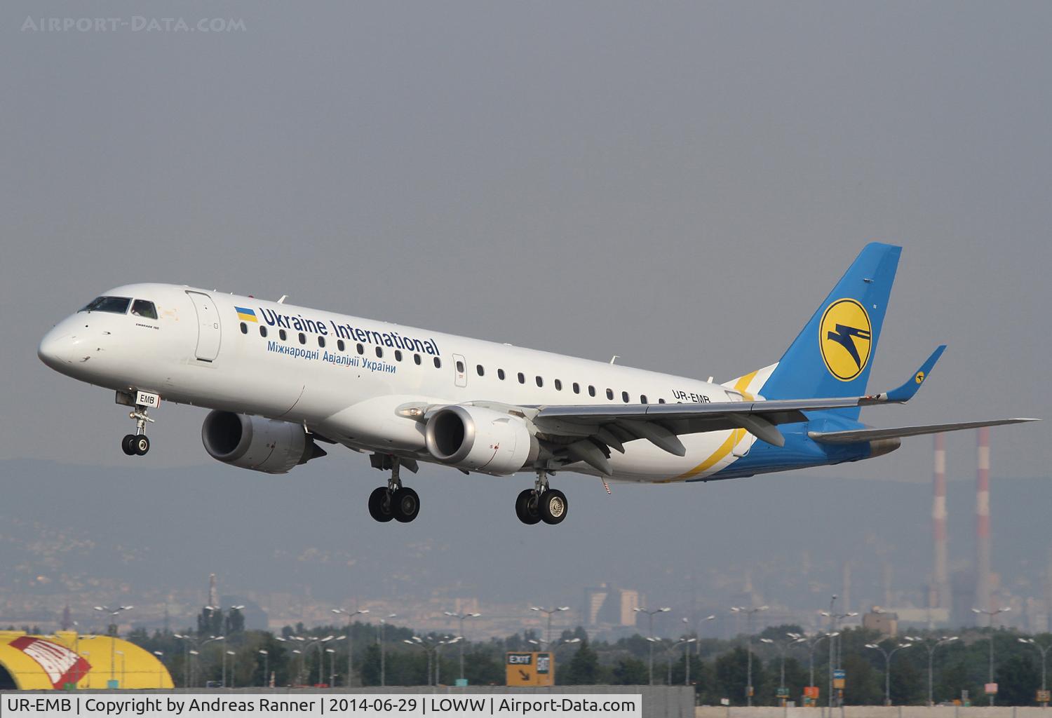 UR-EMB, 2012 Embraer 190STD (ERJ-190-100) C/N 19000501, Ukraine International ERJ190