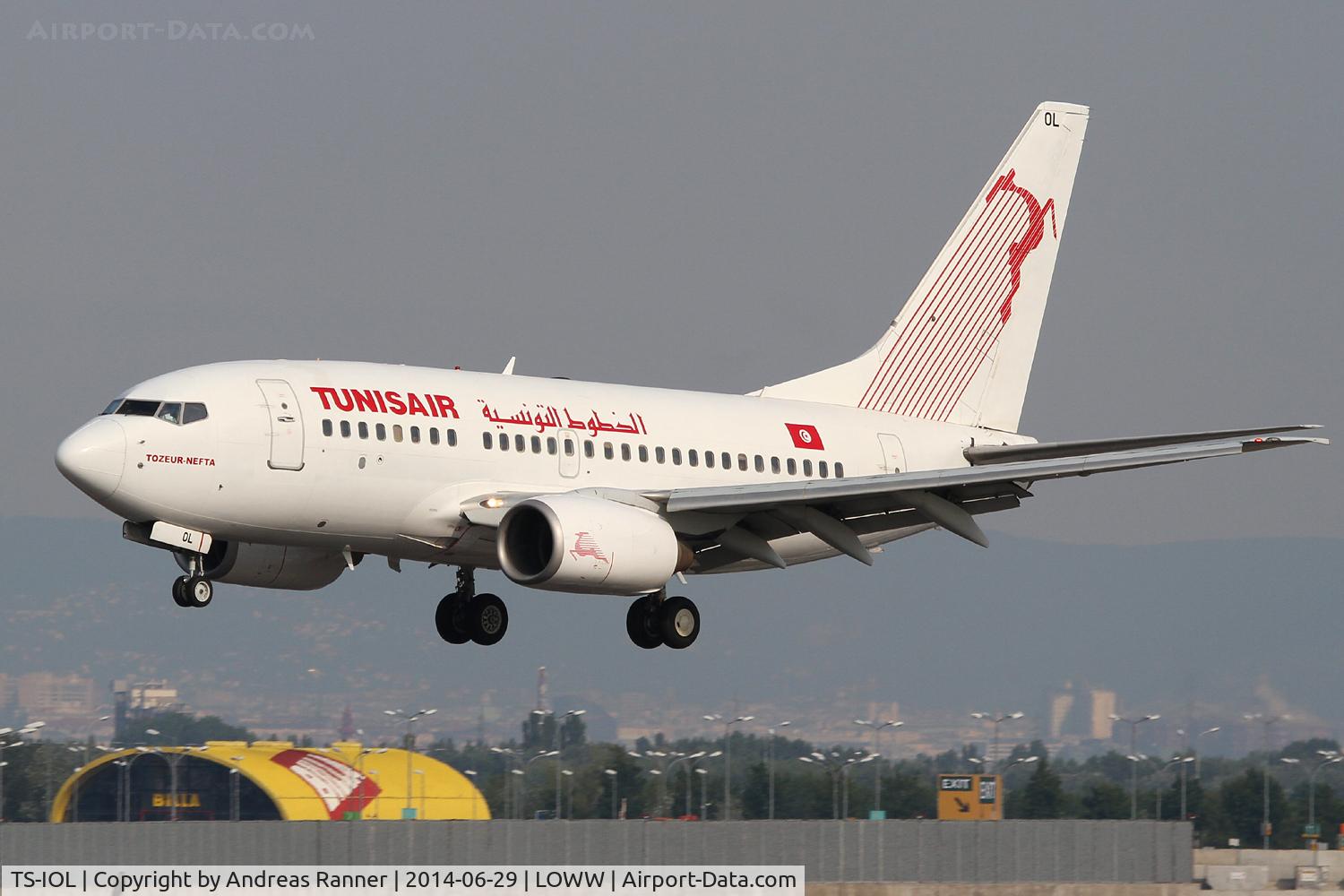 TS-IOL, 1999 Boeing 737-6H3 C/N 29497, Tunis Air Boeing 737