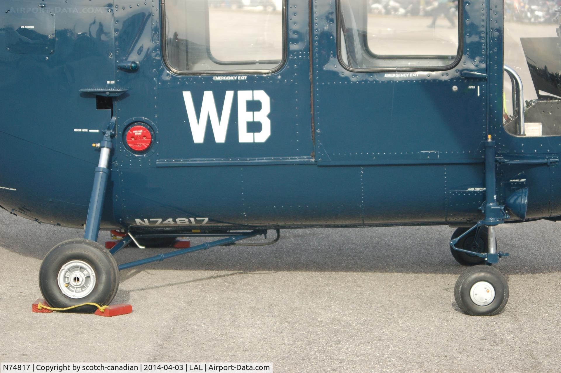 N74817, 1953 Sikorsky HO5-S1 C/N 130122, 1953 Sikorsky HO5-S1, N74817, at 2014 Sun n Fun, Lakeland Linder Regional Airport, Lakeland, FL