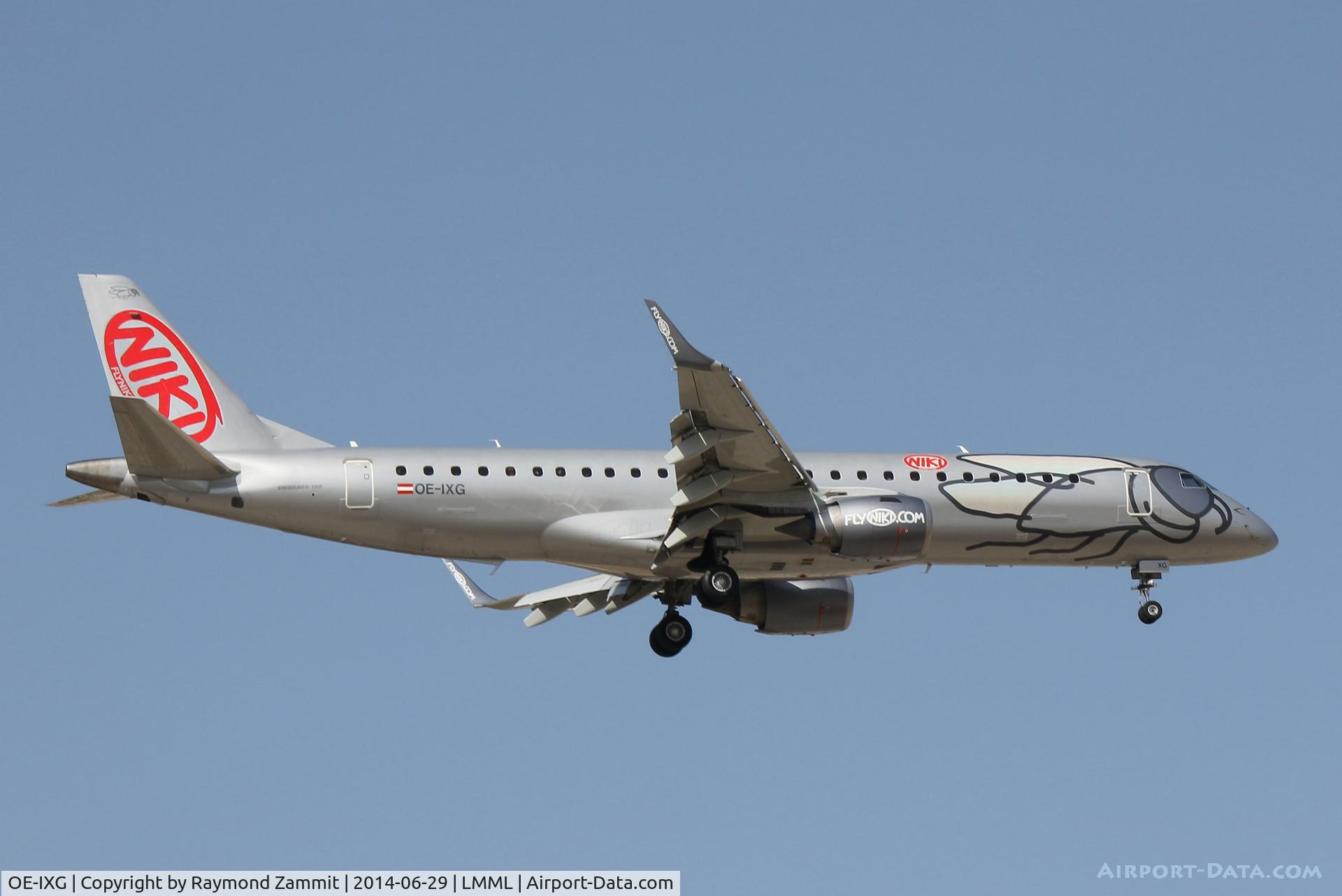 OE-IXG, 2011 Embraer 190LR (ERJ-190-100LR) C/N 19000435, Emb ERJ190 OE-IXG Niki