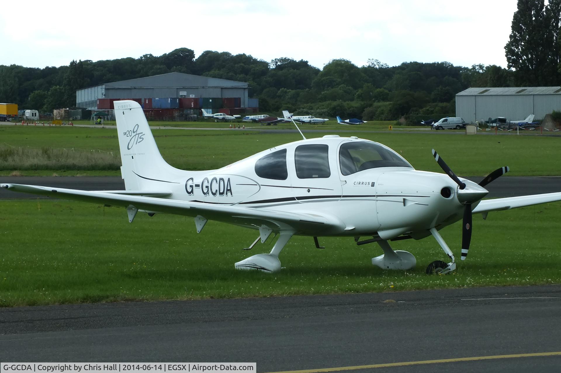 G-GCDA, 2008 Cirrus SR20 G3 GTS C/N 1962, at the Air Britain fly in