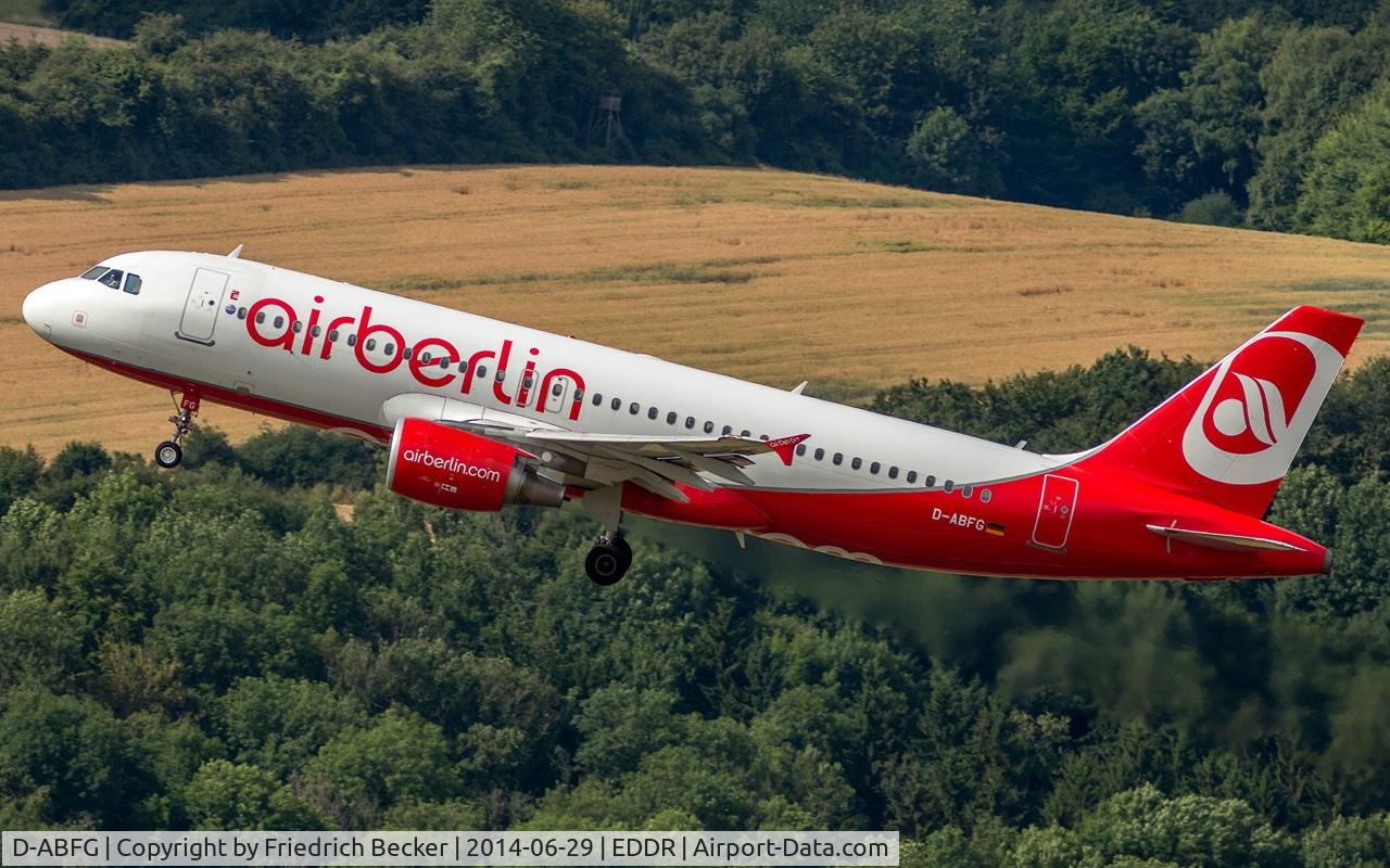 D-ABFG, 2010 Airbus A320-214 C/N 4291, departure to Tegel