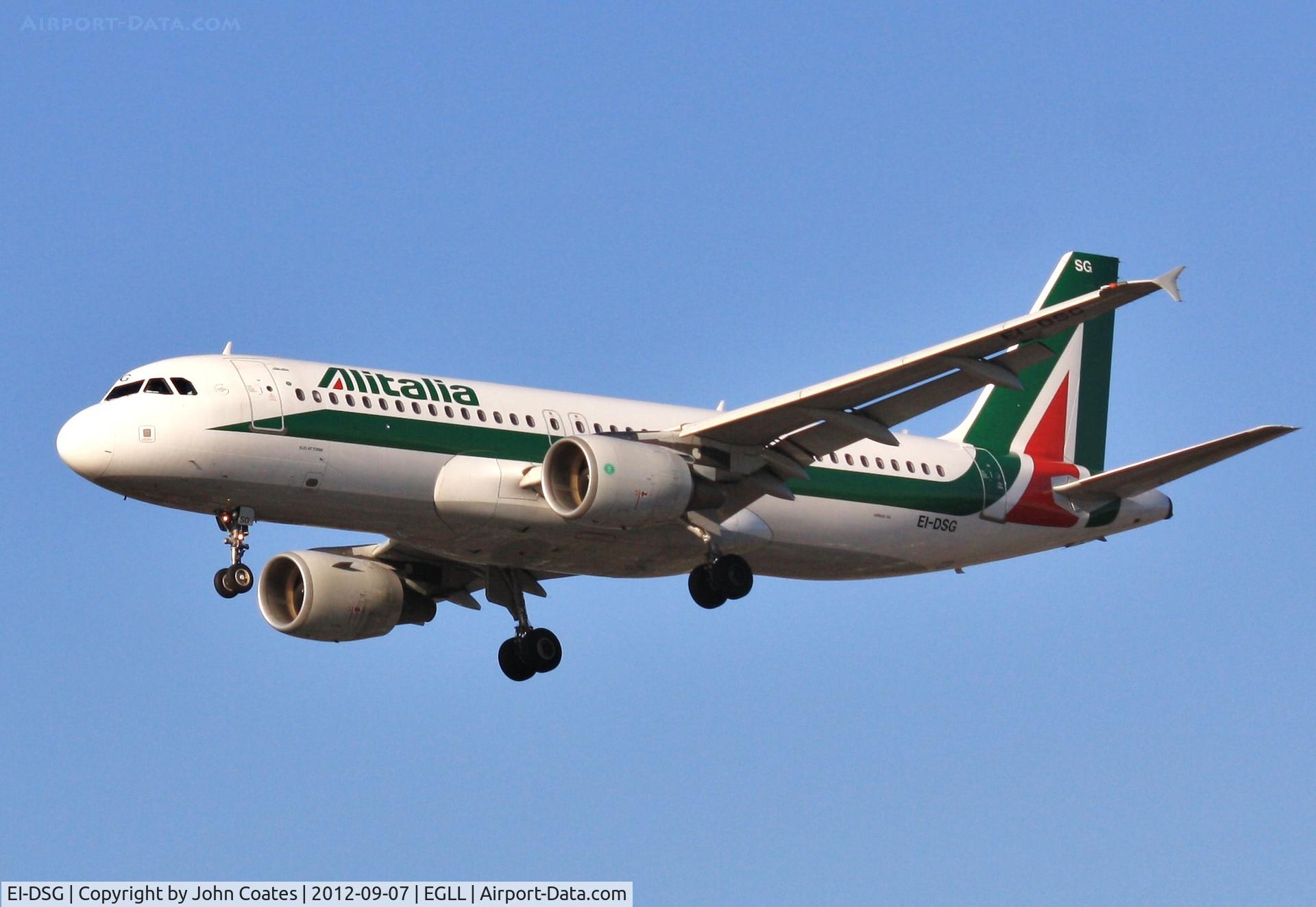 EI-DSG, 2007 Airbus A320-216 C/N 3115, Finals 27R