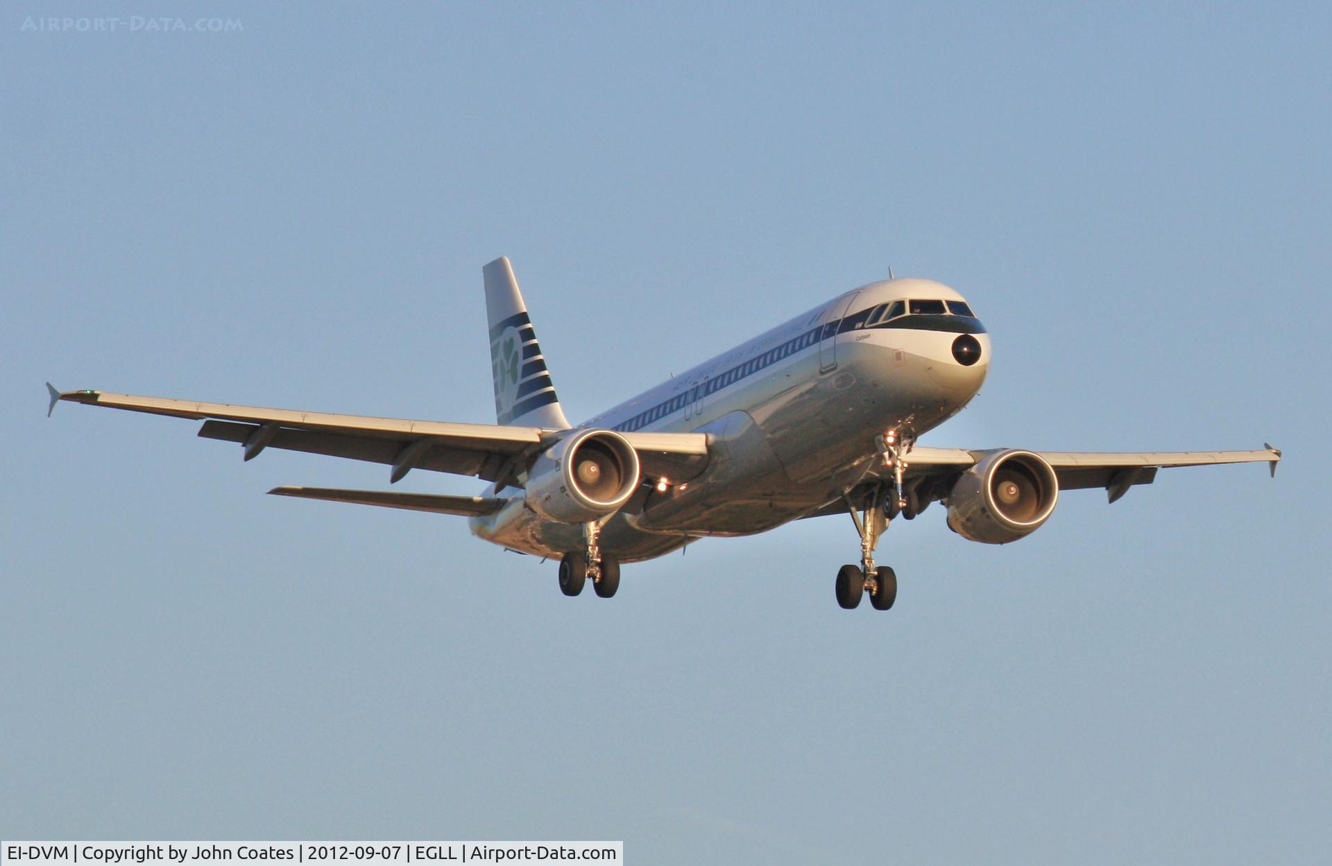 EI-DVM, 2011 Airbus A320-214 C/N 4634, Finals 27R