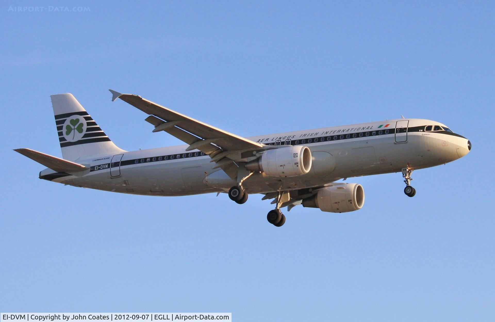 EI-DVM, 2011 Airbus A320-214 C/N 4634, Arriving 27R