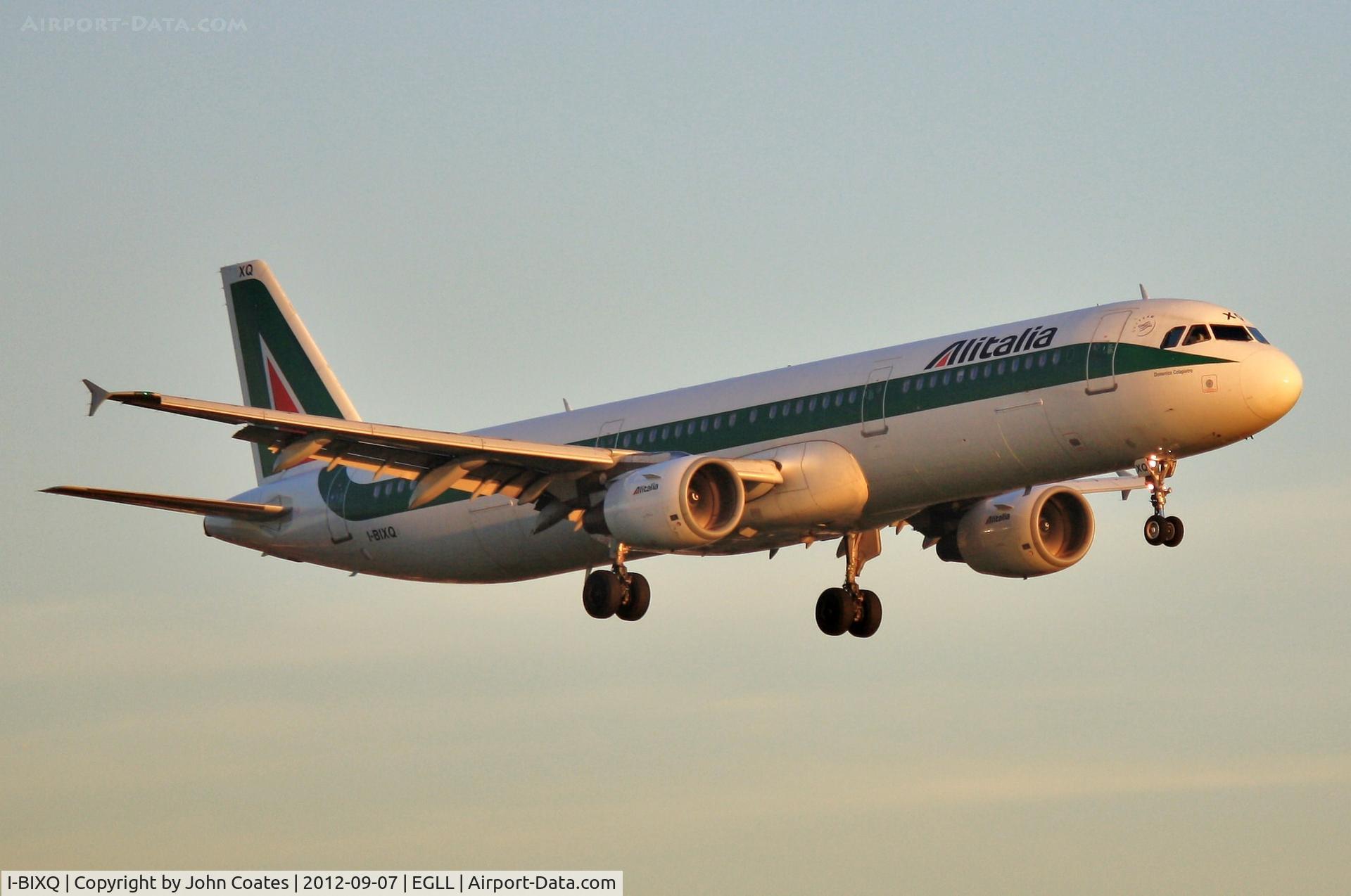 I-BIXQ, 1996 Airbus A321-112 C/N 586, Finals 27R