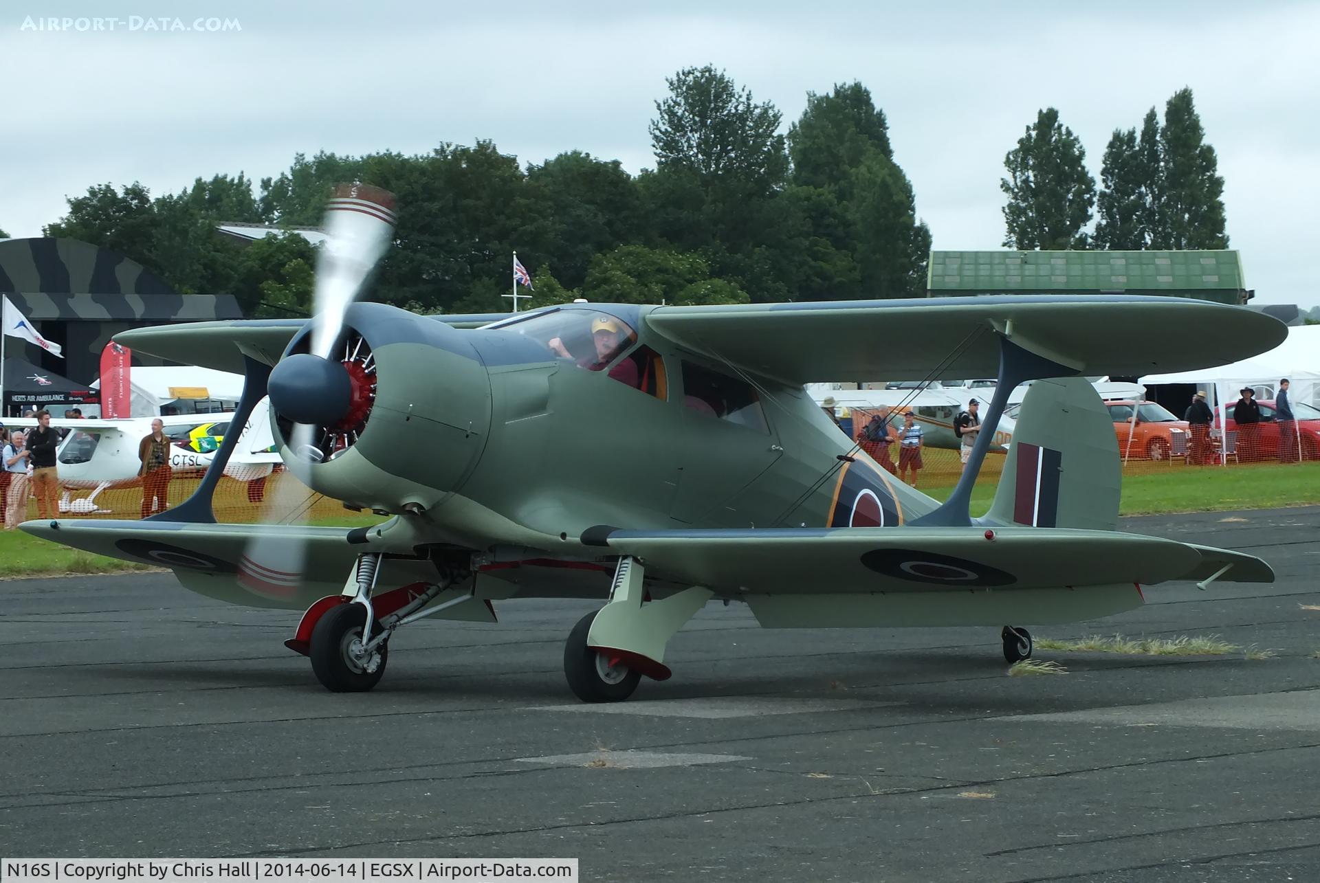 N16S, 1944 Beech D17S Staggerwing C/N 6687, at the Air Britain fly in