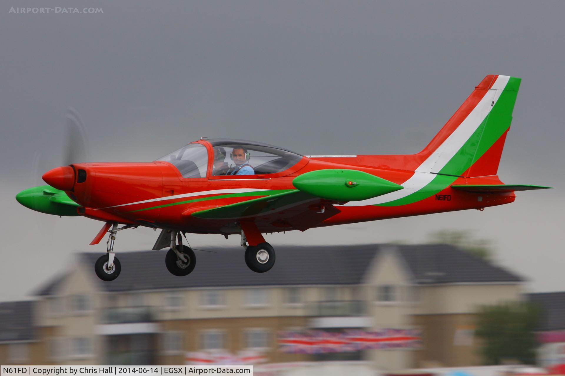 N61FD, 1983 SIAI-Marchetti F-260C C/N 719, at the Air Britain fly in