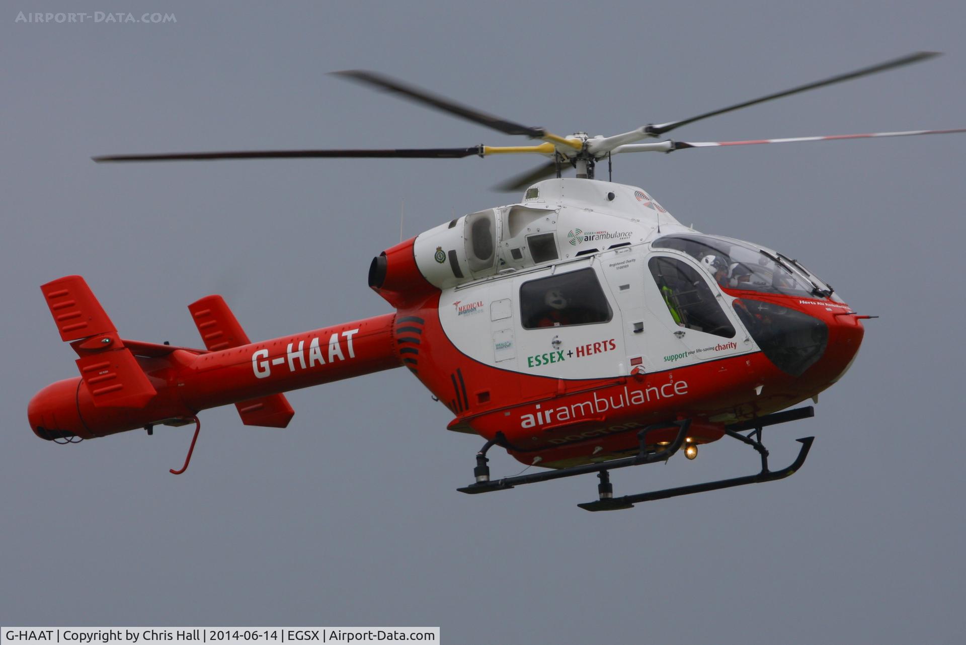 G-HAAT, 2000 McDonnell Douglas MD-900 Explorer C/N 900-00081, Hertfordshire & Essex Air Ambulance