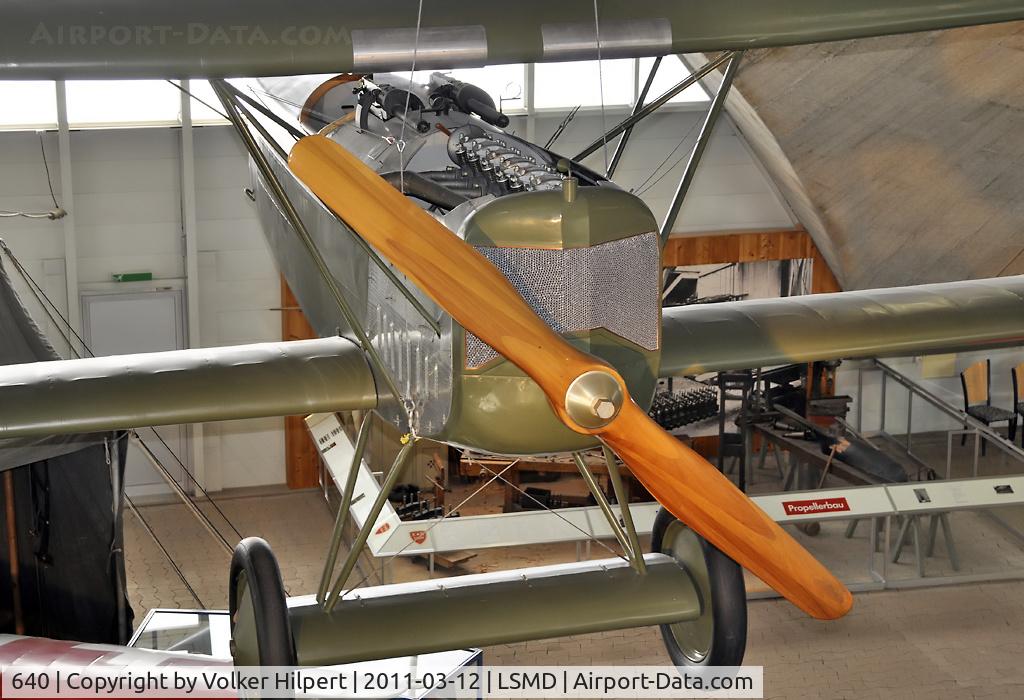 640, 1917 Fokker D-VII C/N Not found 640, at Dübendorf