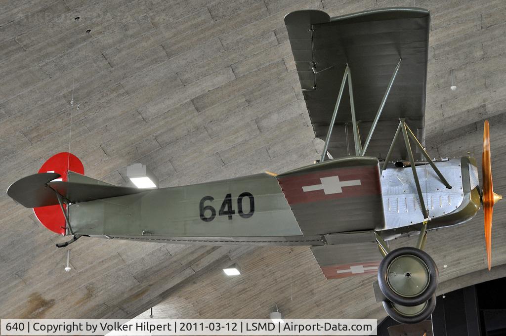 640, 1917 Fokker D-VII C/N Not found 640, at Dübendorf