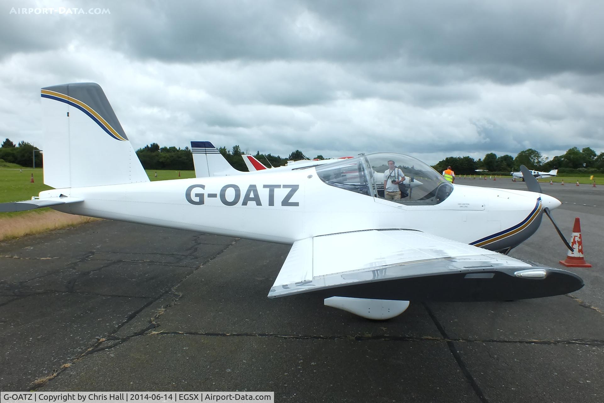 G-OATZ, 2011 Vans RV-12 C/N LAA-363-15079, at the Air Britain fly in