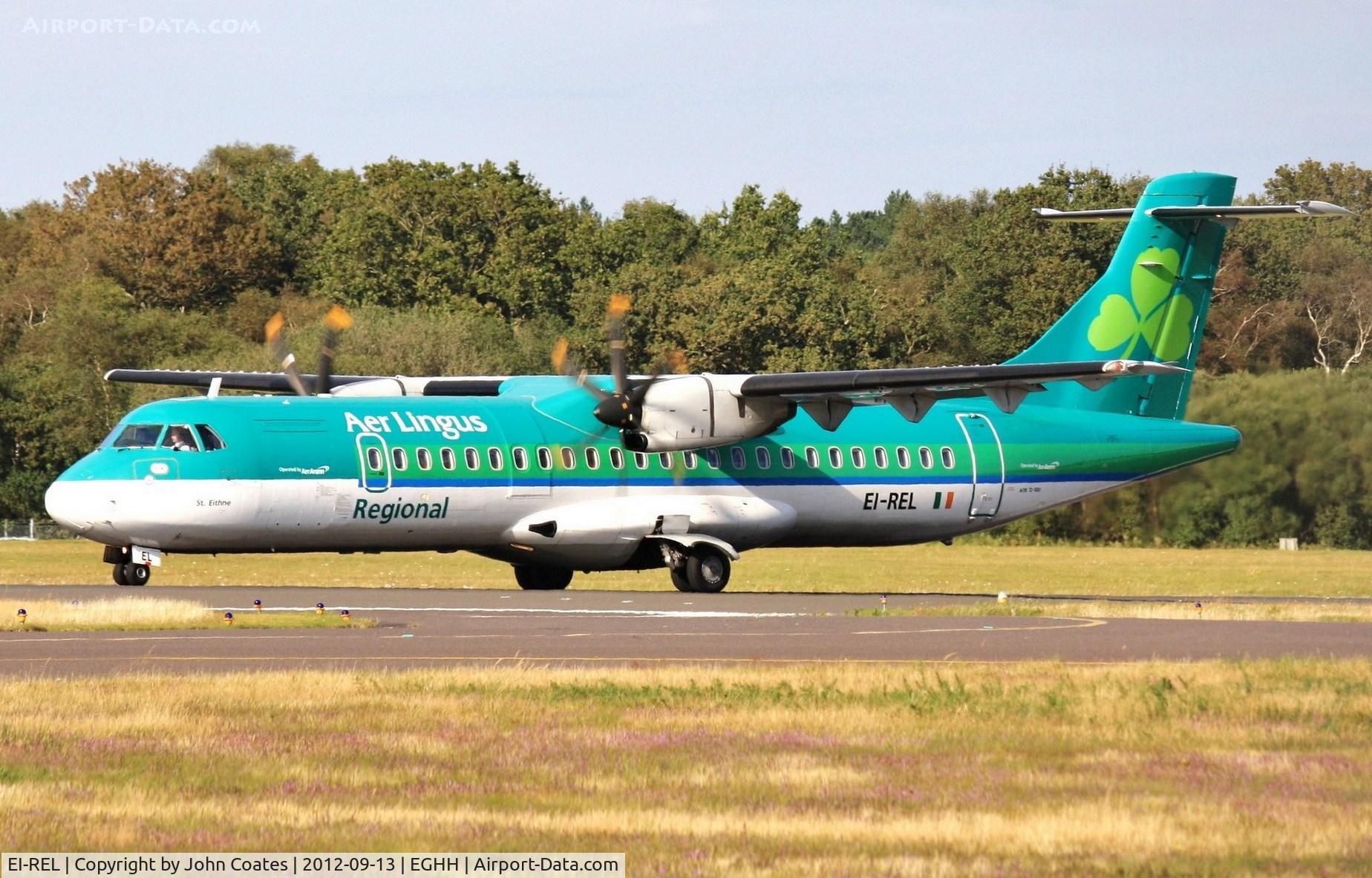 EI-REL, 2007 ATR 72-212A C/N 748, Departing