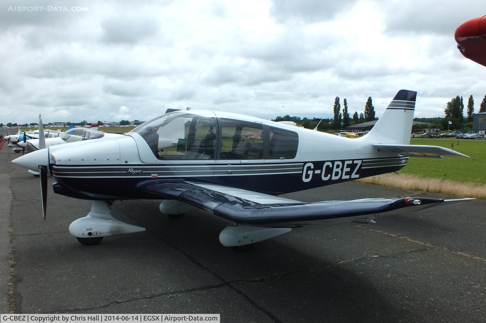 G-CBEZ, 2002 Robin DR-400-180 Regent Regent C/N 2511, at the Air Britain fly in