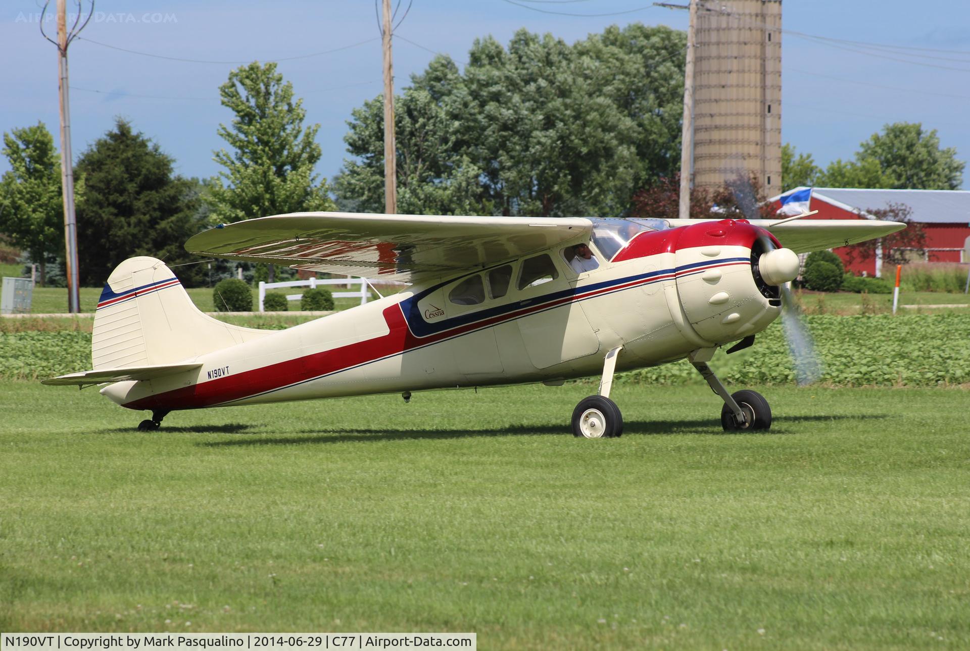 N190VT, 1948 Cessna 190 C/N 7171, Cessna 190