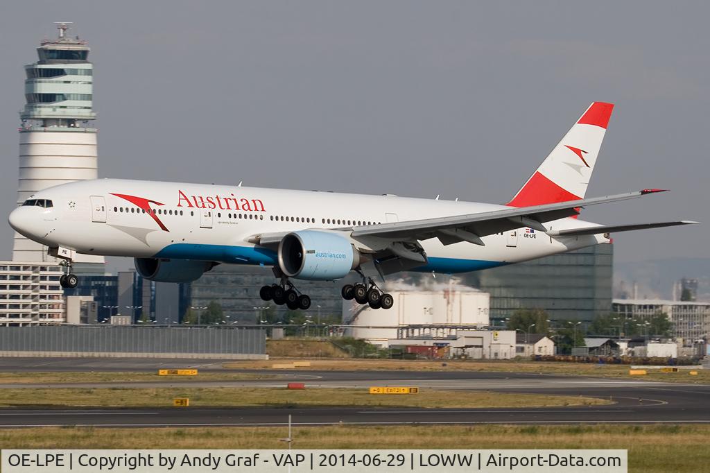 OE-LPE, 1998 Boeing 777-2Q8/ER C/N 27607, Austrian Airlines 777-200