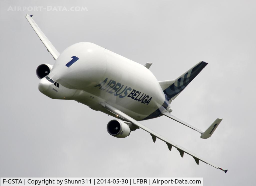 F-GSTA, 1994 Airbus A300B4-608ST Super Transporter C/N 655, Participant of the Muret AirExpo 2014