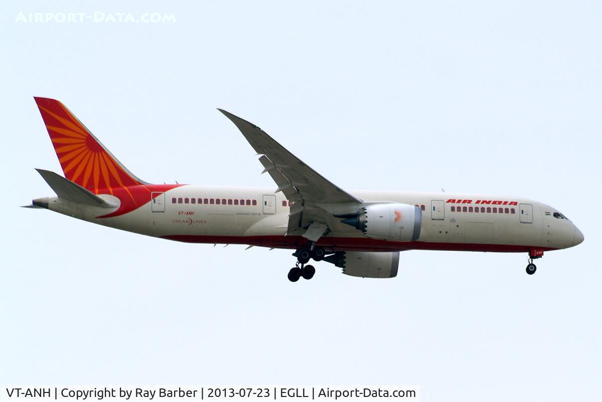 VT-ANH, 2012 Boeing 787-8 Dreamliner C/N 36276, Boeing 787-8 Dreamliner [36276] (Air India) Home~G 23/07/2013. On approach 27L.