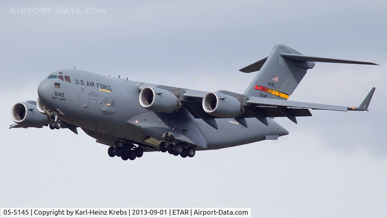 05-5145, 2005 Boeing C-17A Globemaster III C/N P-145, US Air Force