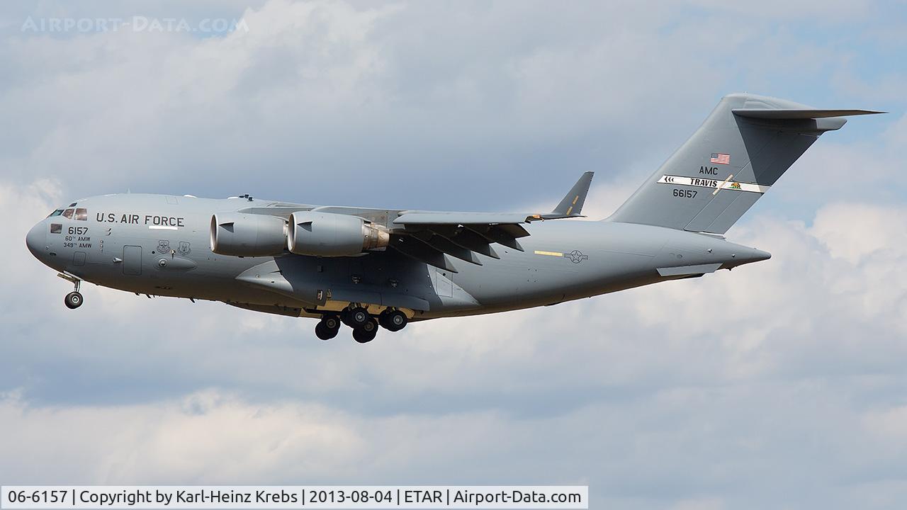 06-6157, 2006 Boeing C-17A Globemaster III C/N P-157, US Air Force